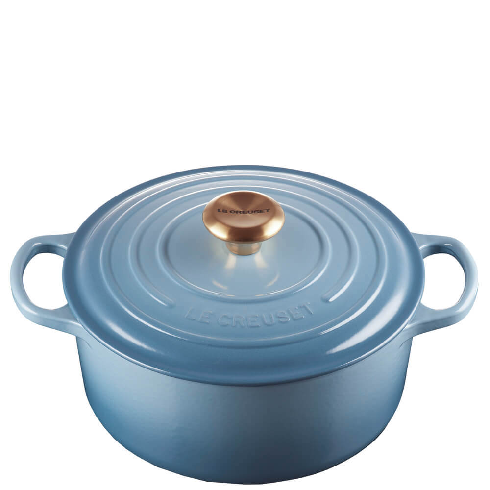 Le Creuset Signature Chambray Cast Iron Round Casserole 24cm